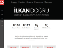 Tablet Screenshot of ilkandogru.com